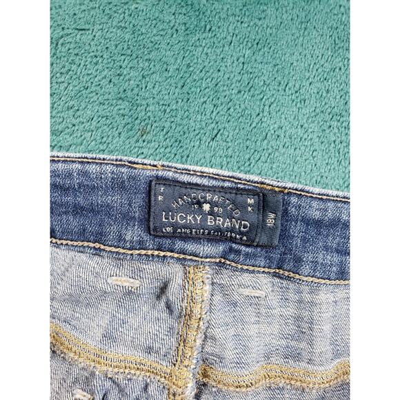Lucky Brand Jeans Size 18 W Womens Blue Stretch Plus Mid Rise Emma Straight - Picture 3 of 14